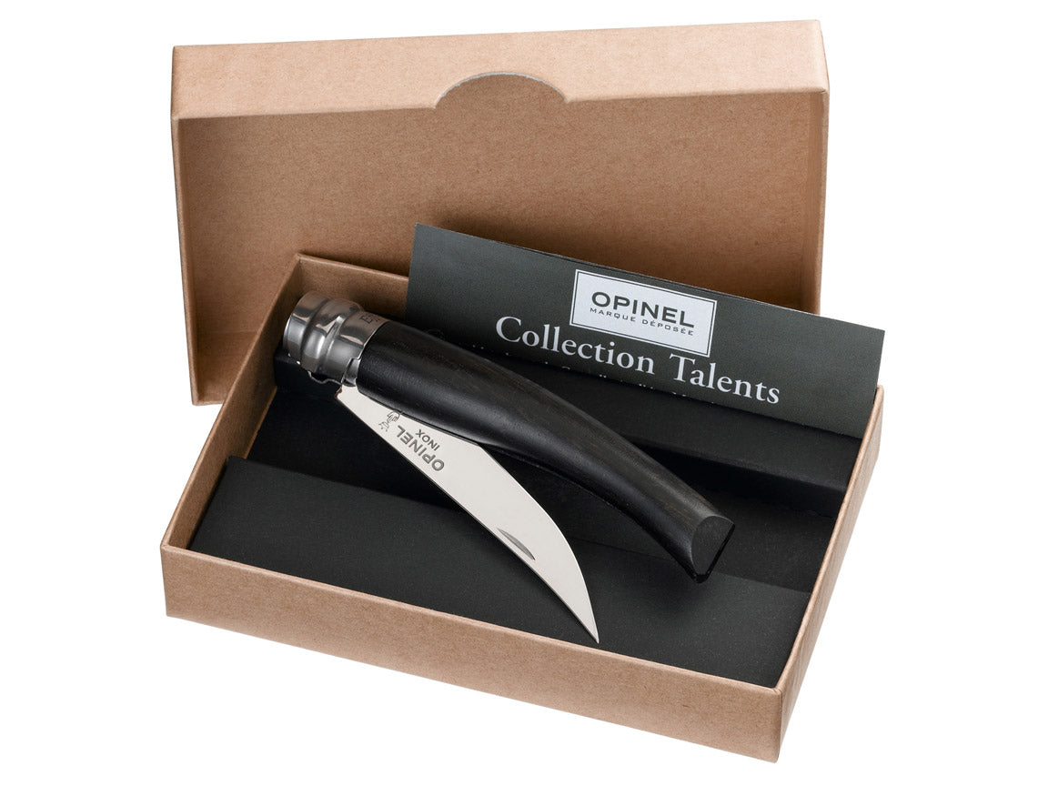 Opinel zakmes Effilé N°10 Ebbenhout