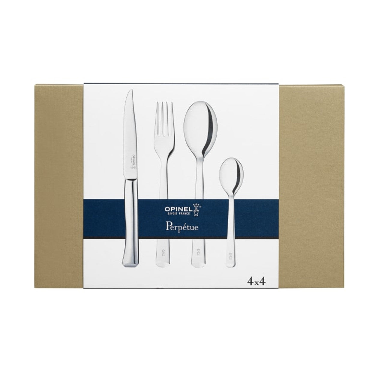 Opinel Besteckset 16-teilig Perpétue Edelstahl