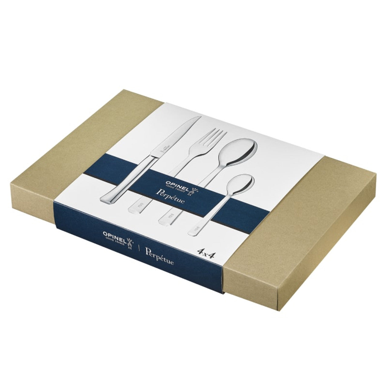 Opinel Besteckset 16-teilig Perpétue Edelstahl