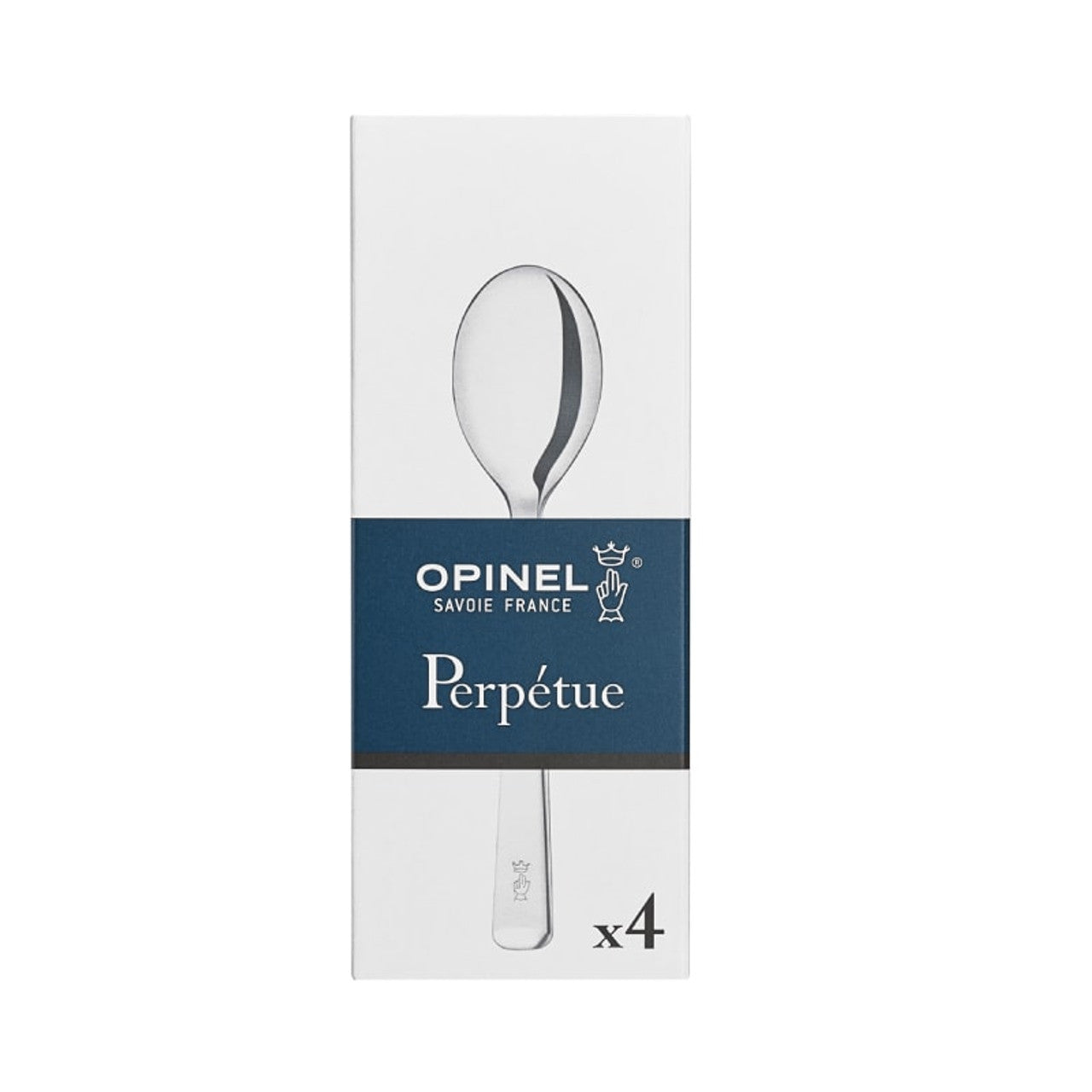 Opinel Kaffeelöffel-Set Edelstahl Perpétue 4-teilig