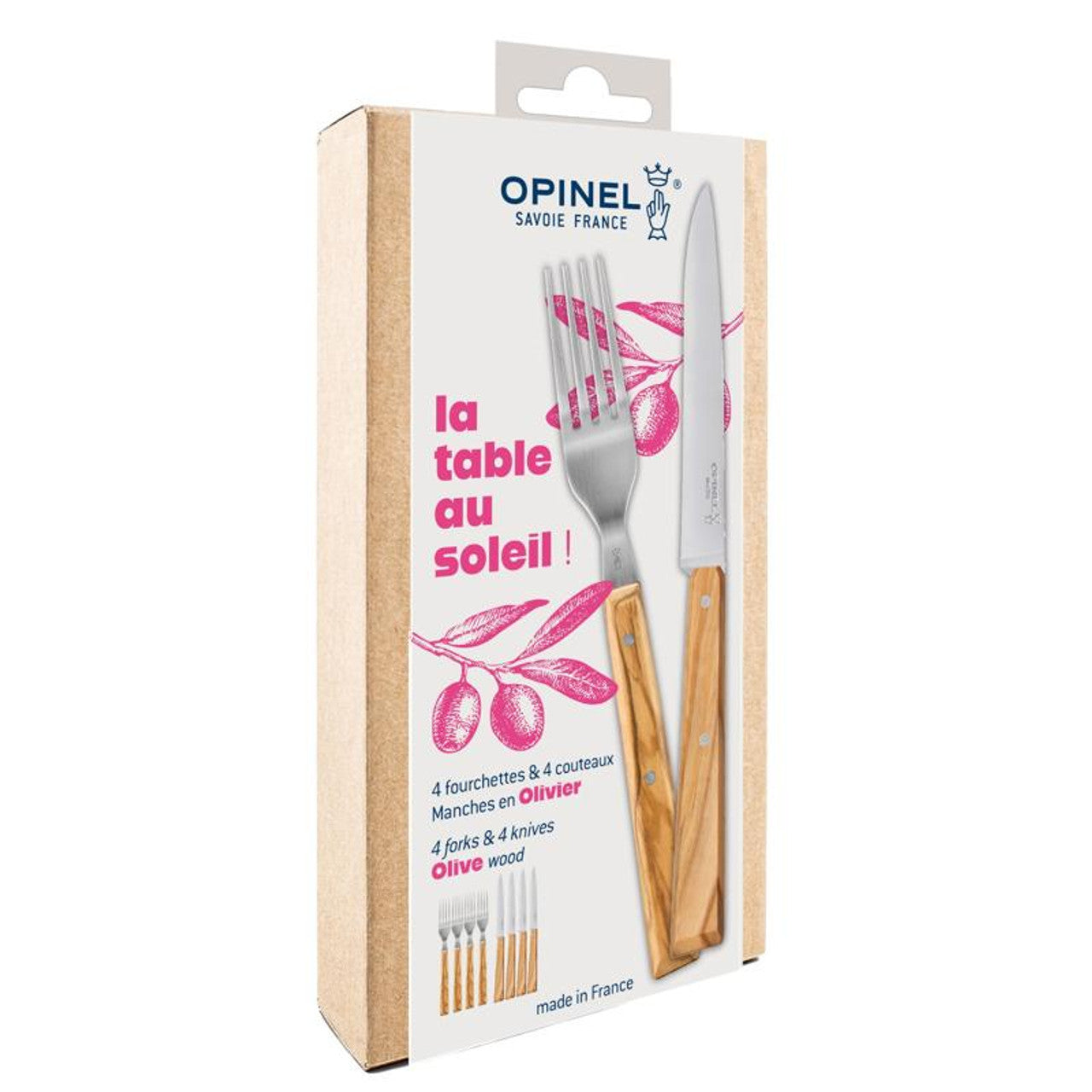Opinel Besteck La table au soleil 8-teilig