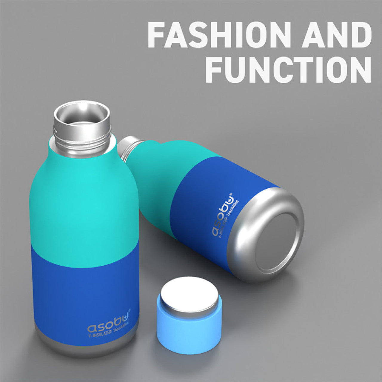 Asobu Urban Thermosflasche 460ml Pastellblau