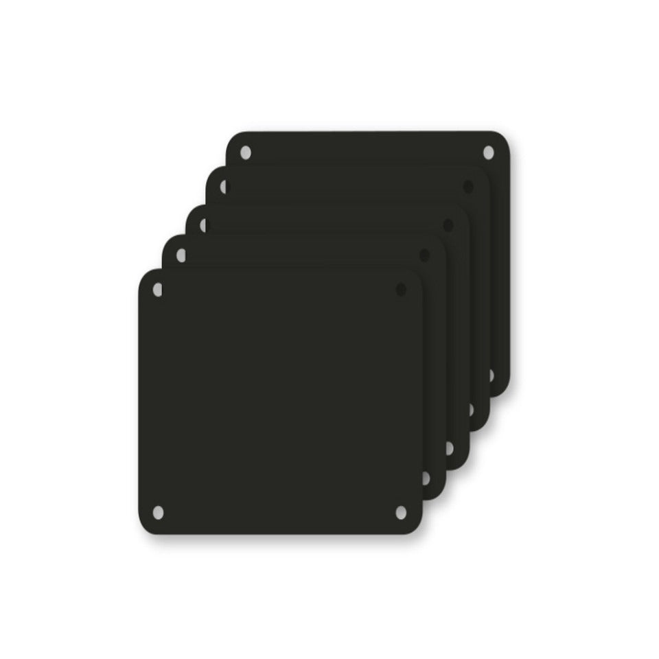 Profboard Schneidebrett Schwarz 28x28x0,1cm 5 Stück