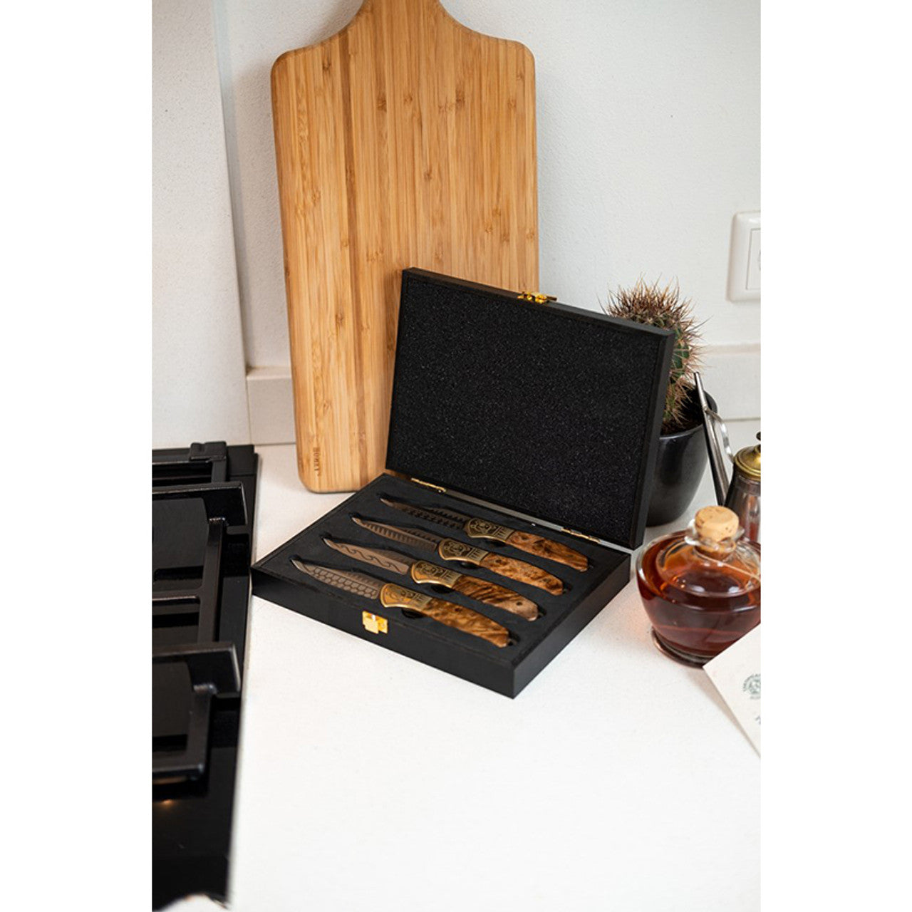 Homeij Steakmesserset Schiffmacher im Geschenkkarton 4-teilig