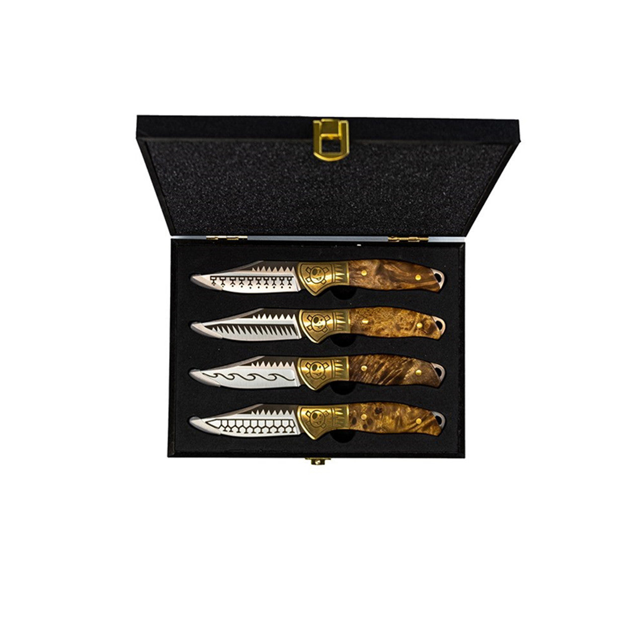 Homeij Steakmesserset Schiffmacher im Geschenkkarton 4-teilig