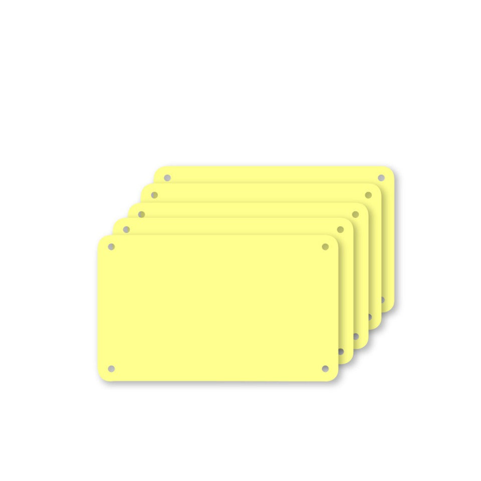 Profboard Schneidebrett Gelb 32,5x53x0,1cm 5 Stück