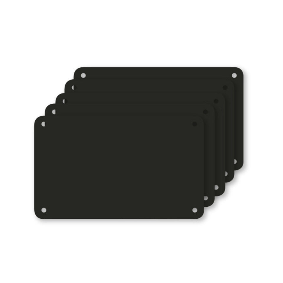 Profboard Schneidebrett Schwarz 32,5x53x0,1cm 5 Stück