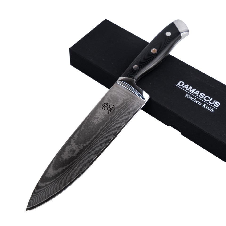 homizu damascus koksmes op doos