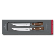 Victorinox Steakmes, Grand Maître 12 cm esdoornhout kartel 2 stuks