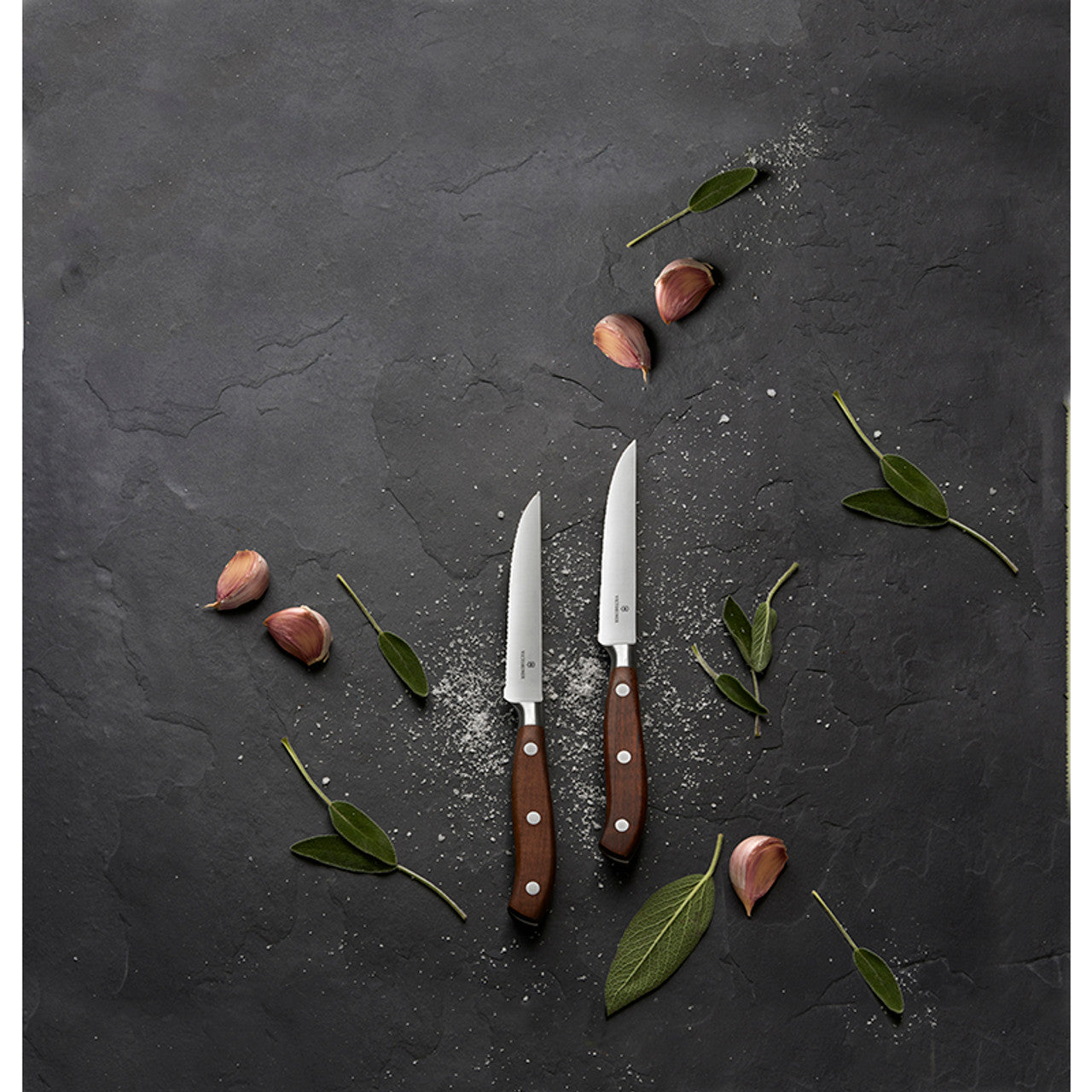 Victorinox Steakmes, Grand Maître 12 cm esdoornhout kartel 2 stuks
