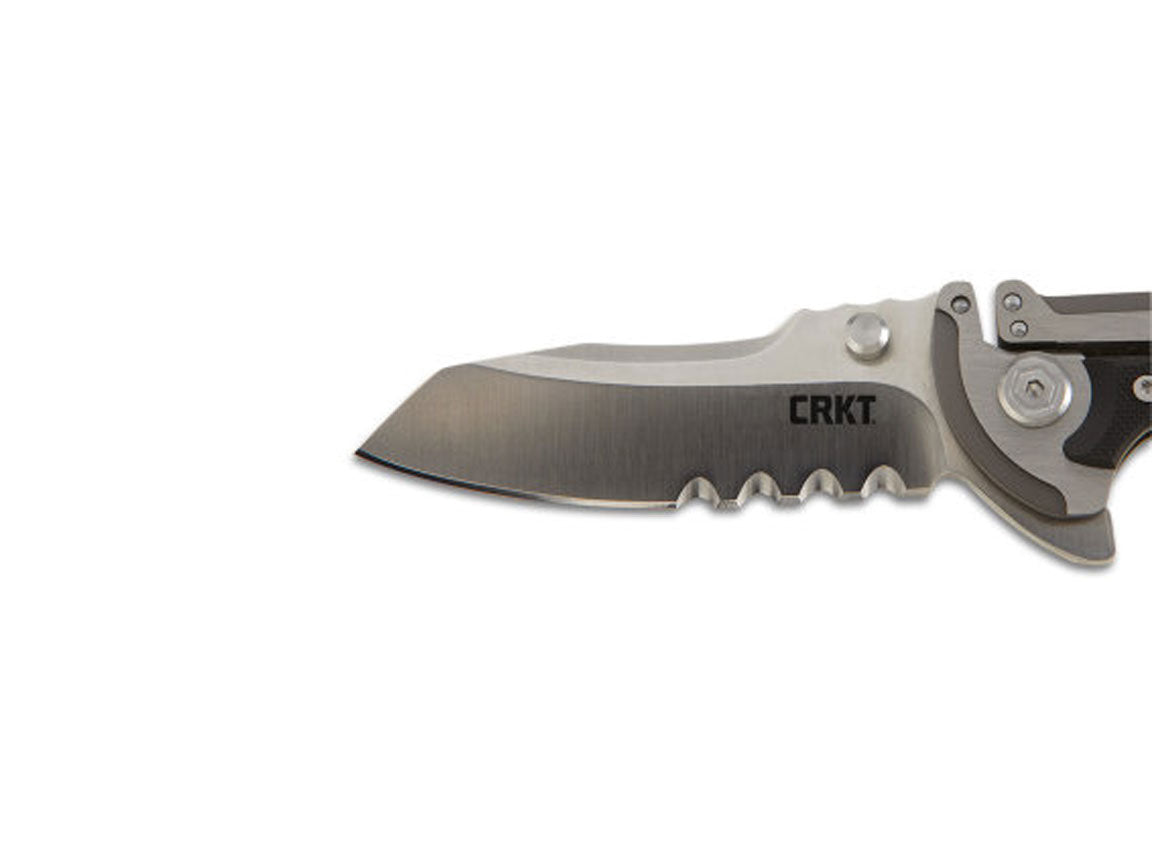CRKT Graphite Folding Knife Kartel - Designed by Glenn Klecker