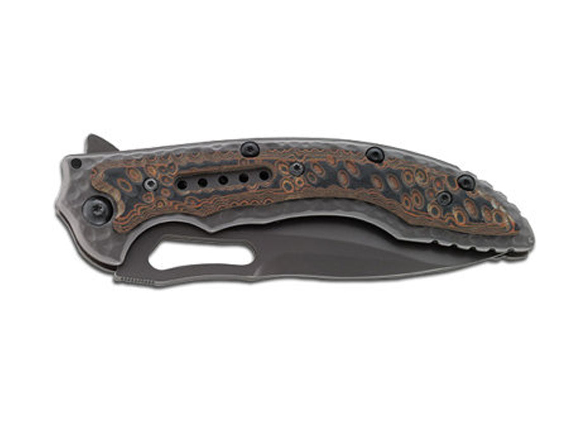 CRKT Fossil Compact Veff Serrations - Designed by Flavio Ikoma