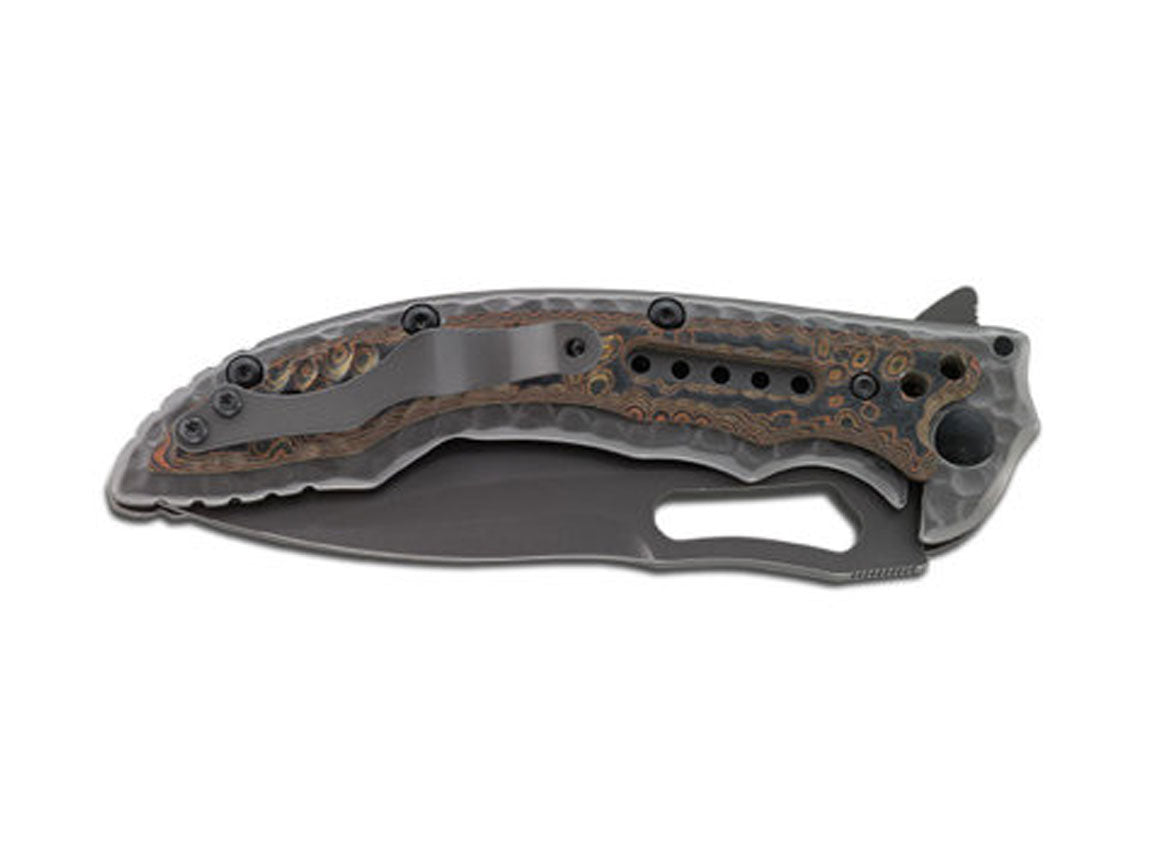 CRKT Fossil Compact Veff Serrations - Designed by Flavio Ikoma