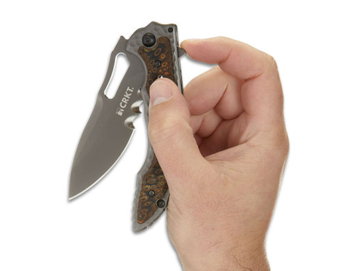 CRKT Fossil Compact Veff Serrations - Designed by Flavio Ikoma