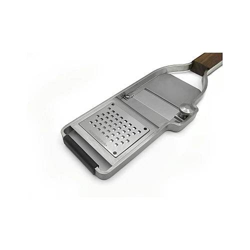 Microplane Master Series 2-in-1 Truffel- en Groente Rasp met Walnoothouten Handvat 43313