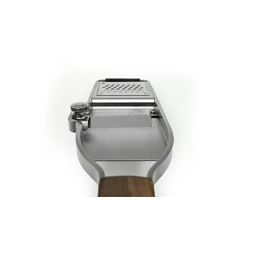 Microplane Master Series 2-in-1 Truffel- en Groente Rasp met Walnoothouten Handvat 43313