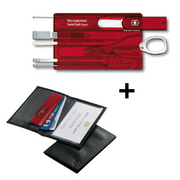 Victorinox Swisscard Classic 10 functies Rood + Etui 4.0873.L