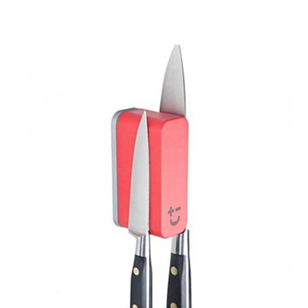 Bisbell Hängemagnet für 2 Messer Rot