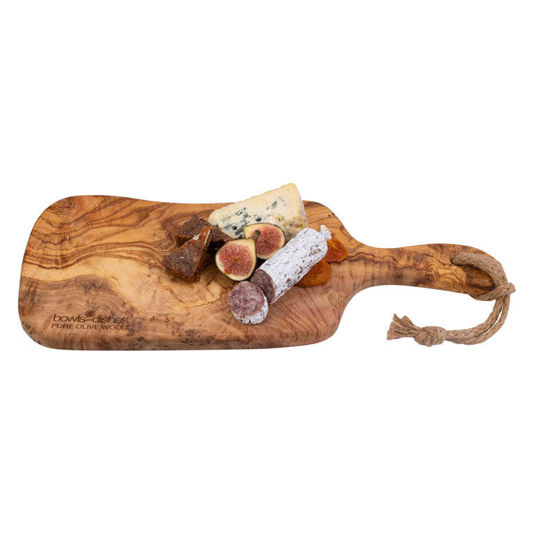 Bowls & Dishes Serveerplank Handvat Olijfhout 40-45 cm