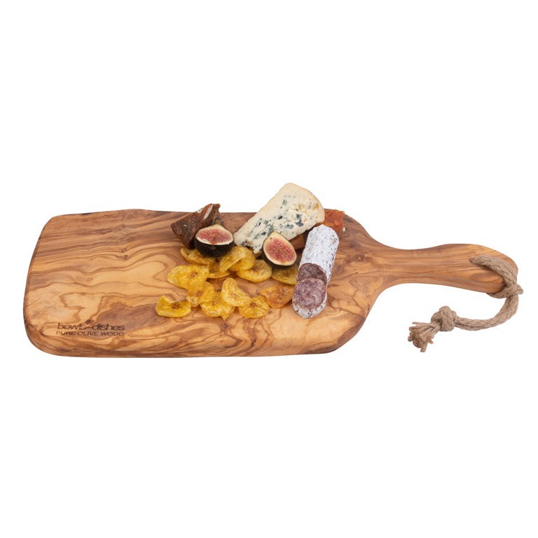 Bowls & Dishes Serveerplank Handvat Olijfhout 50 cm