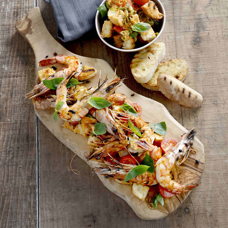 Bowls & Dishes Tapasplank Rustique Handvat Olijfhout 35 t/m 40 cm