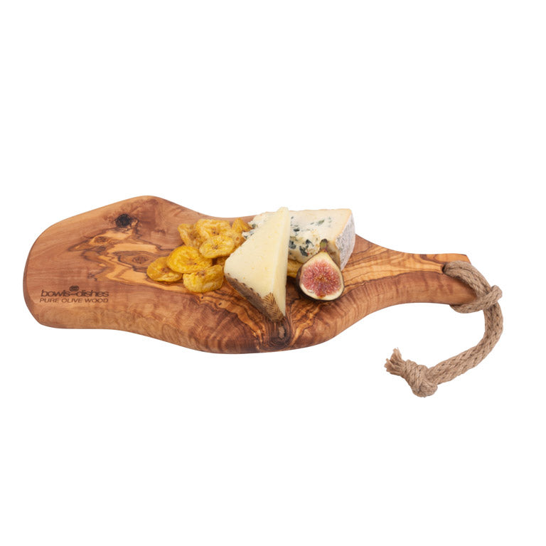 Bowls & Dishes Tapasplank Rustique Handvat Olijfhout 35 t/m 40 cm