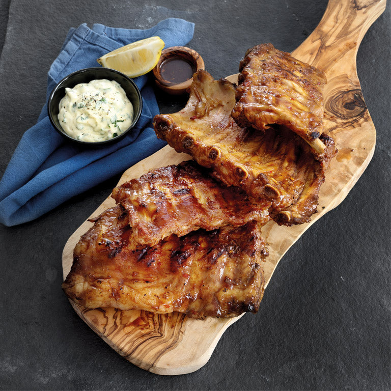 Bowls & Dishes Tapasplank Rustique Handvat Olijfhout 45 t/m 50 cm