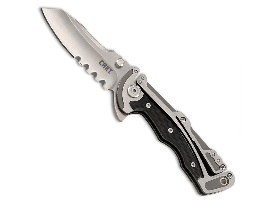 CRKT Graphite Folding Knife Kartel - Designed by Glenn Klecker