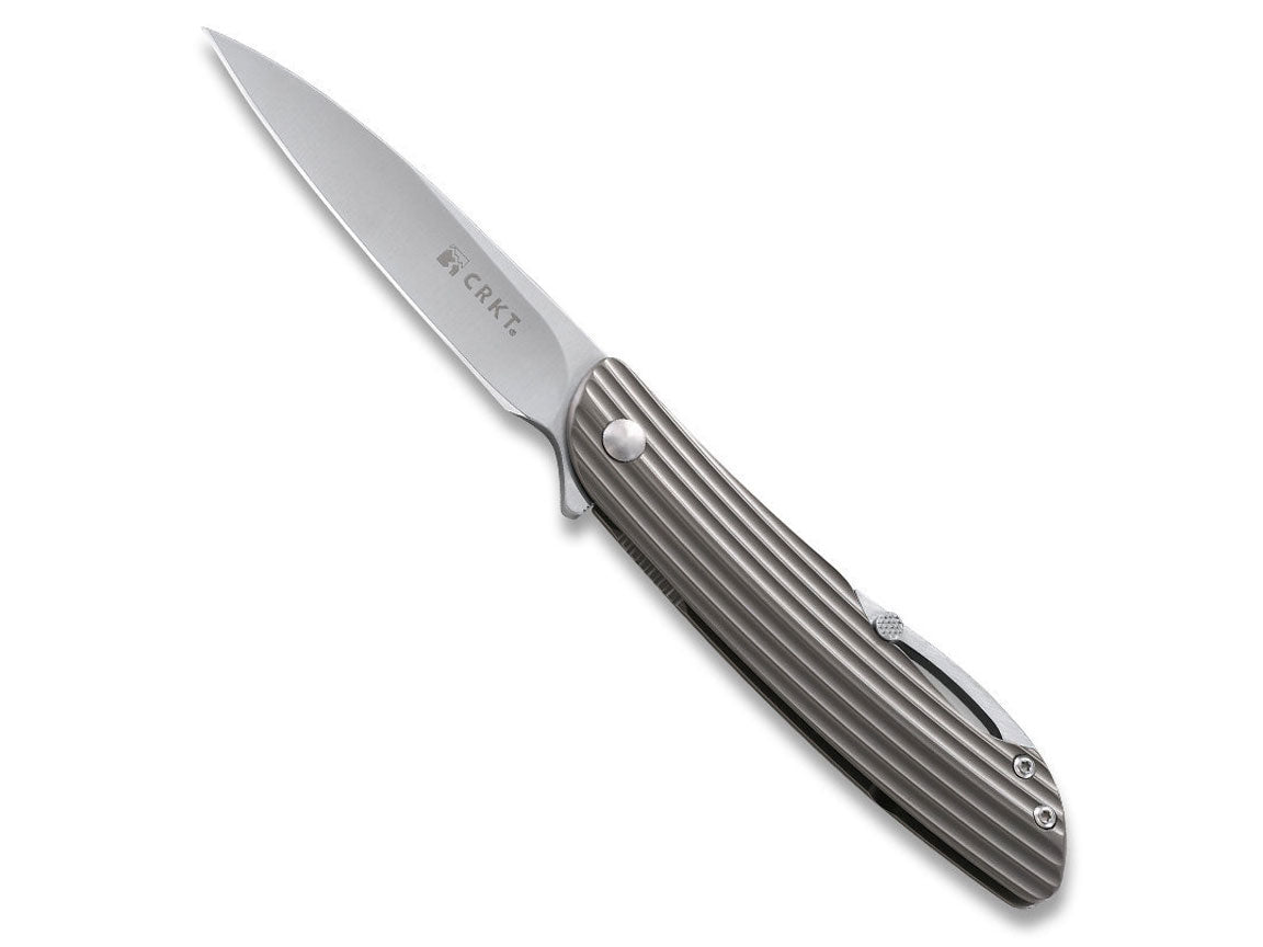 CRKT Swindle met Groeven - Designed by Ken Onion