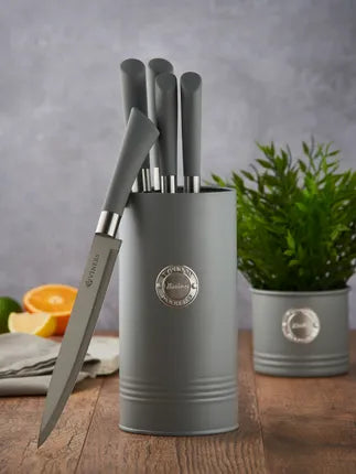 Typhoon Messerblock 6-teilig Living Grey