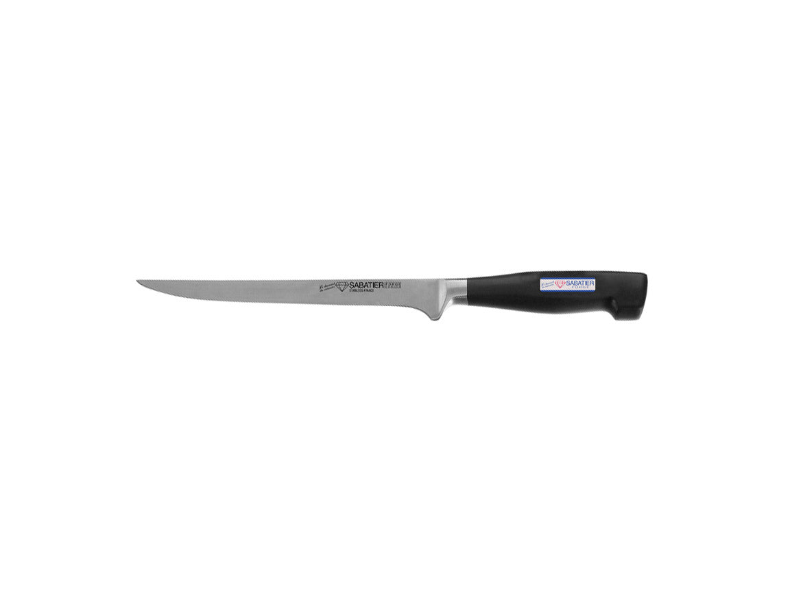 Diamant Sabatier Forgé Zweeds Fileermes 18 cm