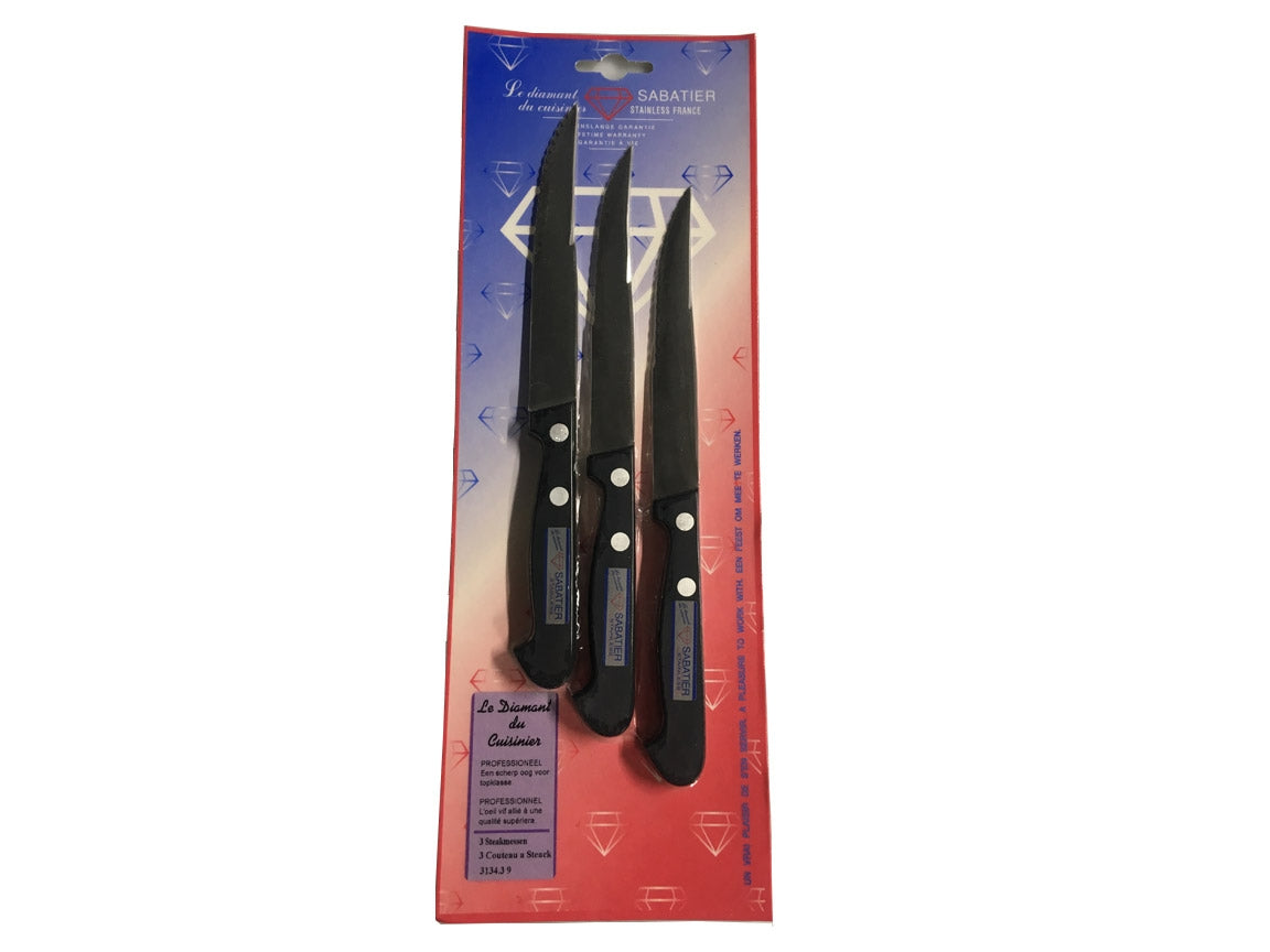 Diamant Sabatier steakmessenset 3 delig