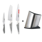 Global Basic Starter Set 3-teilig + Messerblock