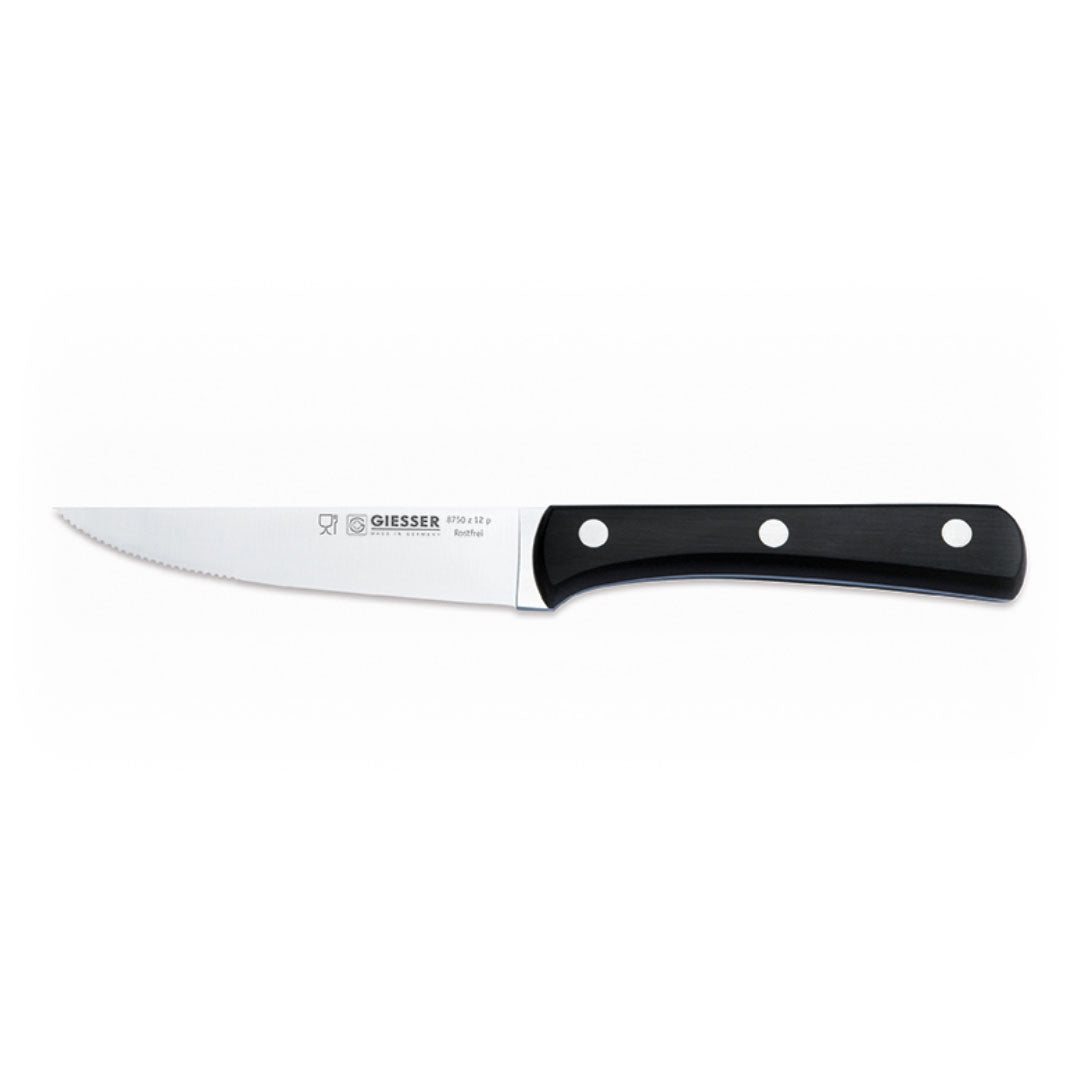 giesser steakmes zwart met kartels