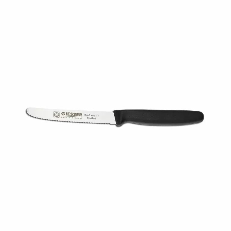 giesser steakmes met kartels rvs zwart kunststof