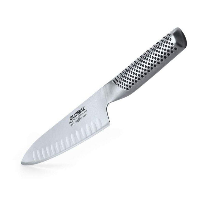 global g78 koksmes met kuiltjes 18 cm rvs zijkant