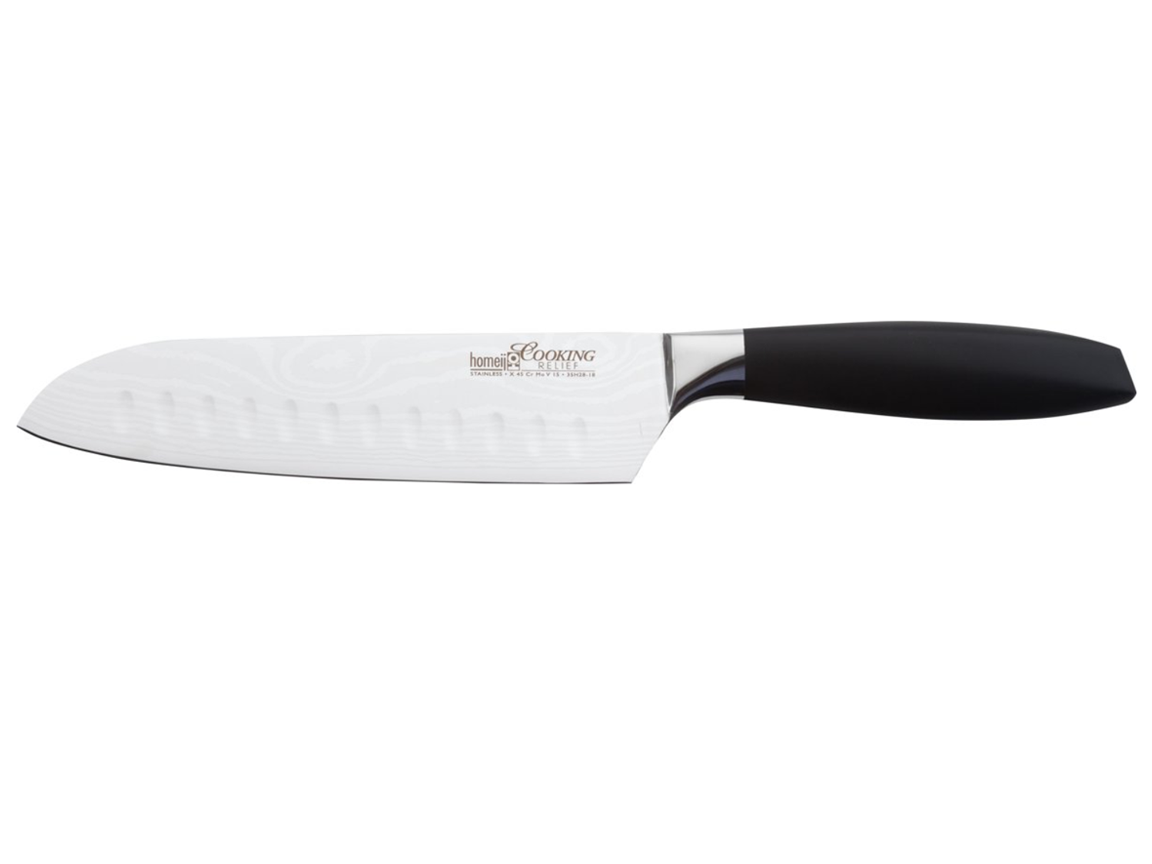 Homey's Relief Damast santokumes 18 cm