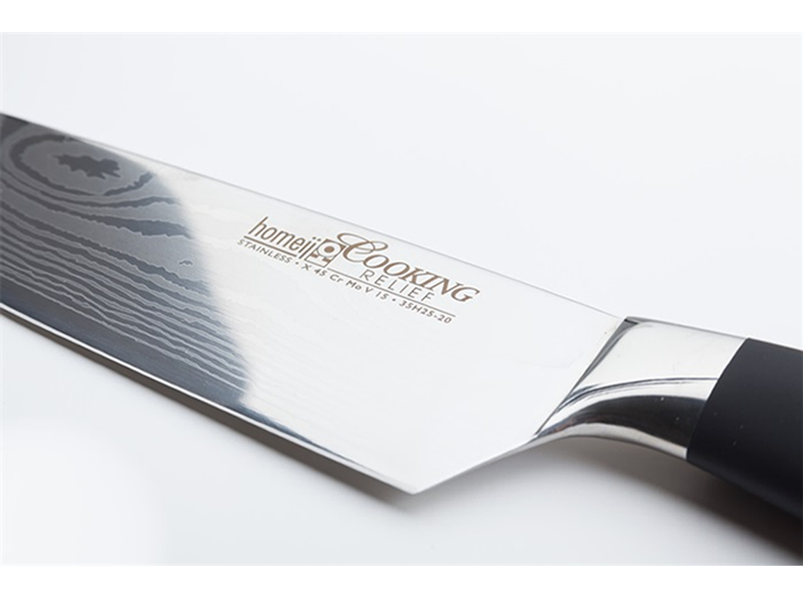 Homey's Relief Damast tomatenmes 12 cm