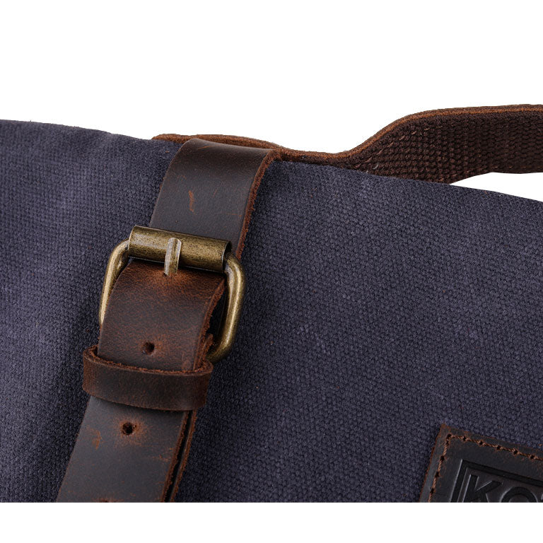 KOTAI Canvas/Lederen Messenmap Blauw 