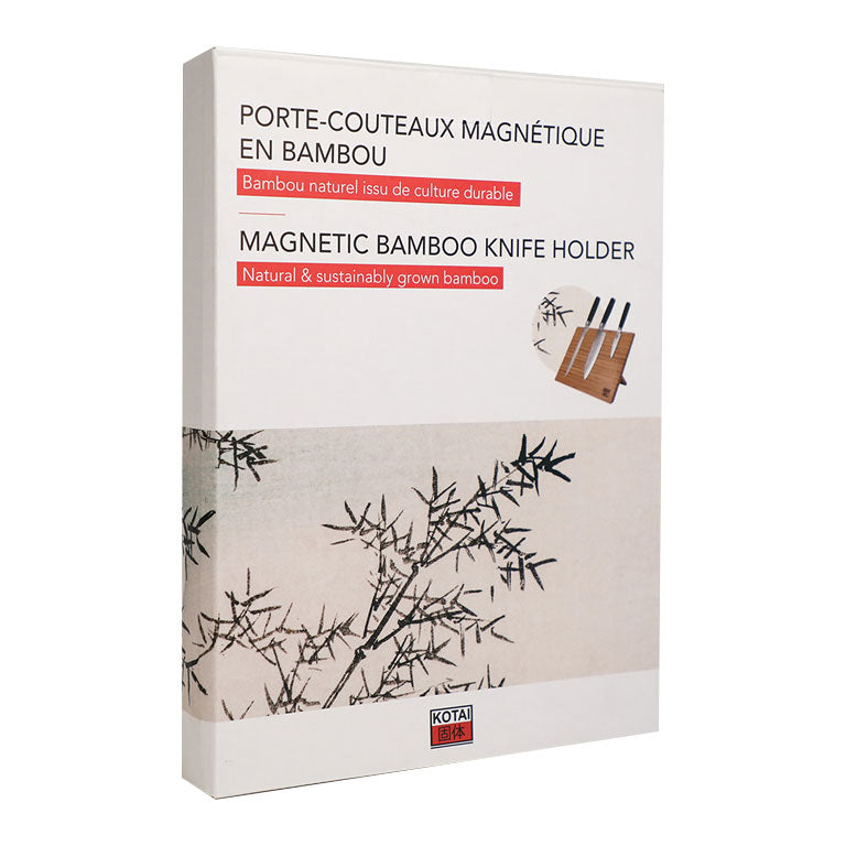 KOTAI Magnetische Bamboe Messenhouder