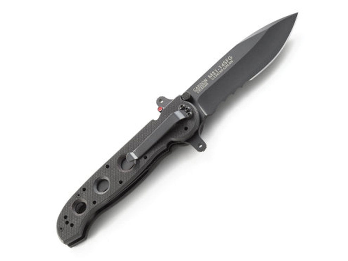 CRKT M21-14SFG G10 Handle Veff Serrations - Designed by Kit Carson