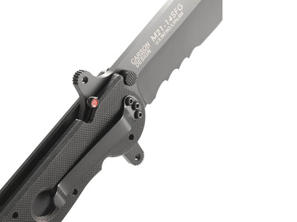 CRKT M21-14SFG G10 Handle Veff Serrations - Designed by Kit Carson