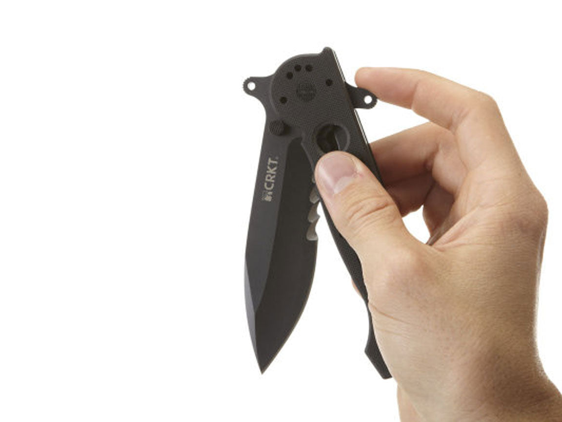 CRKT M21-14SFG G10 Handle Veff Serrations - Designed by Kit Carson
