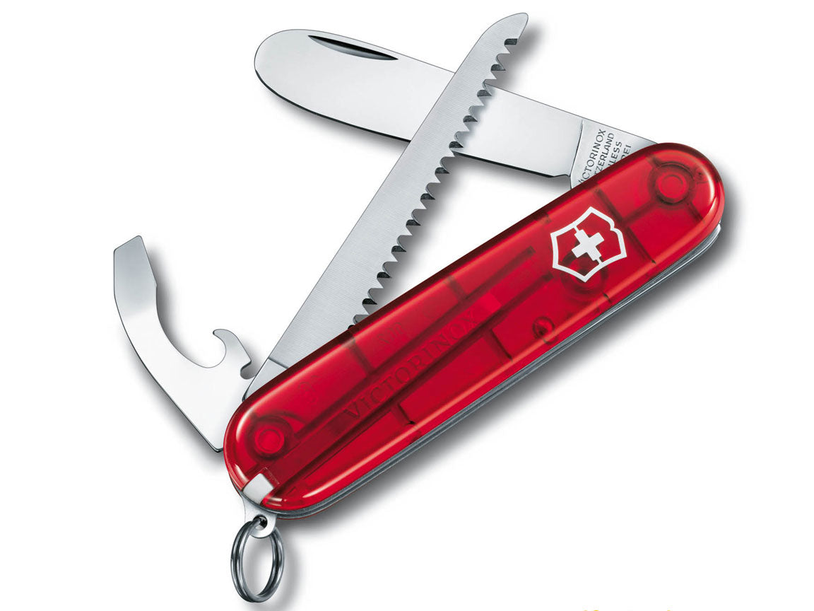Mein erstes Victorinox Red Transparent Taschenmesser 9 Funktionen