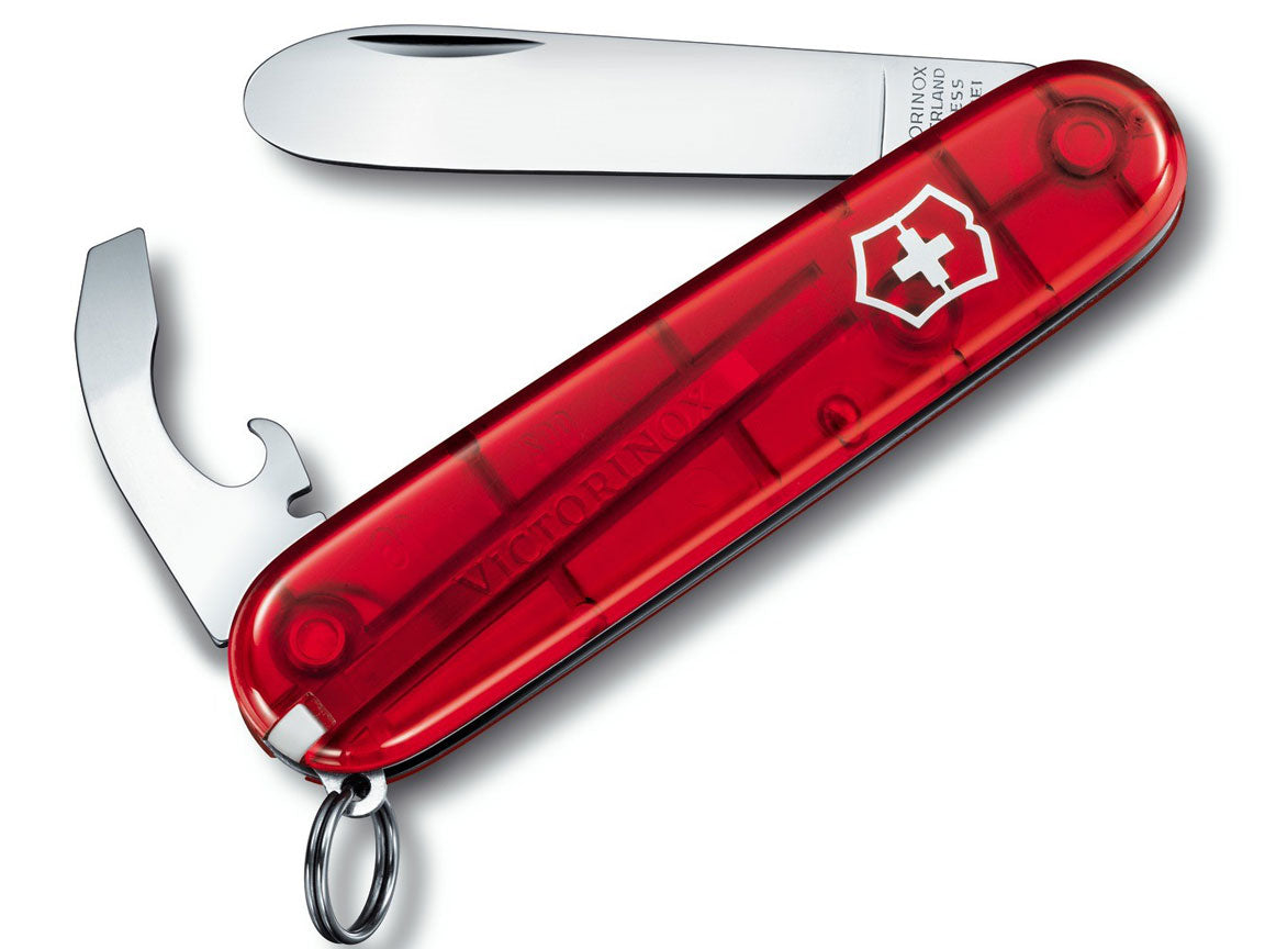 My First Victorinox Zakmes Rood Transparant 8 functies