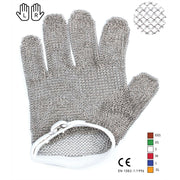 Austernhandschuh Edelstahl 19,5 cm Größe M CE-zertifiziert