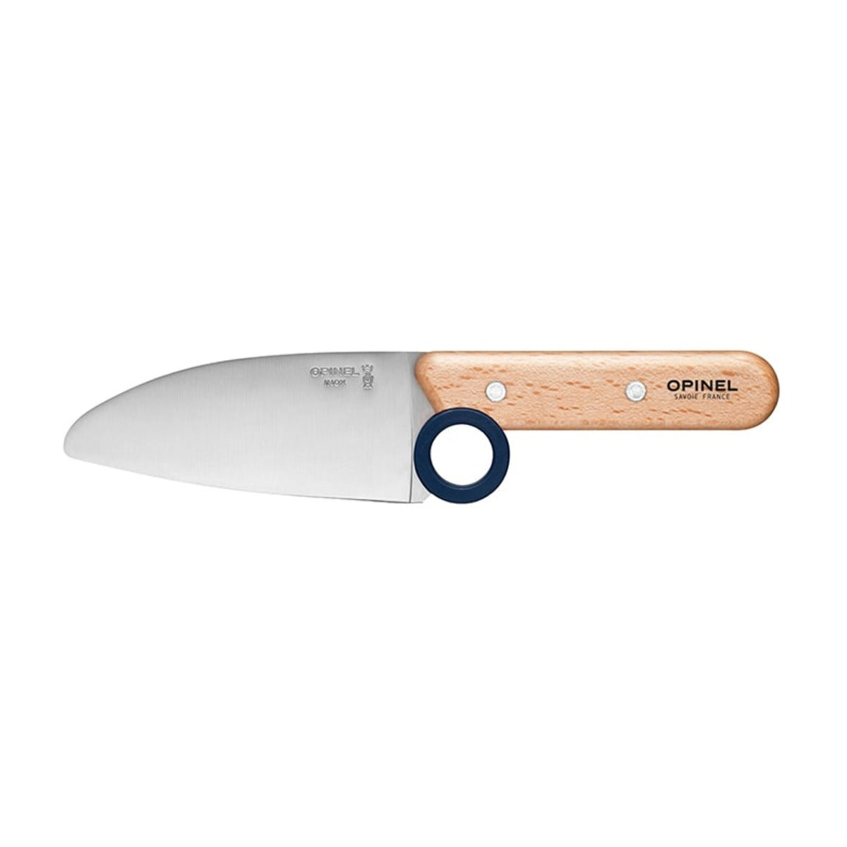 opinel koksmes voor kinderen hout en blauw