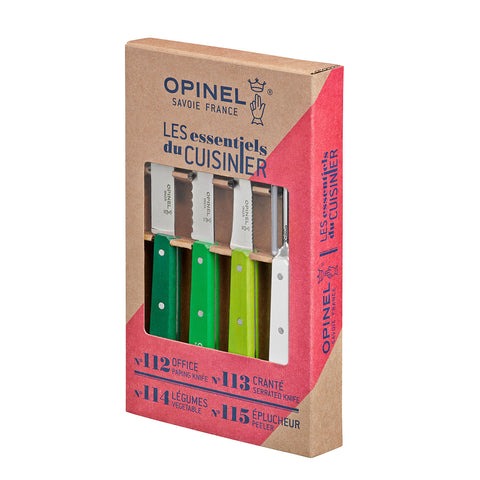 Opinel Classic Les essentiels Küchenset 4-teilig Buche Primavera