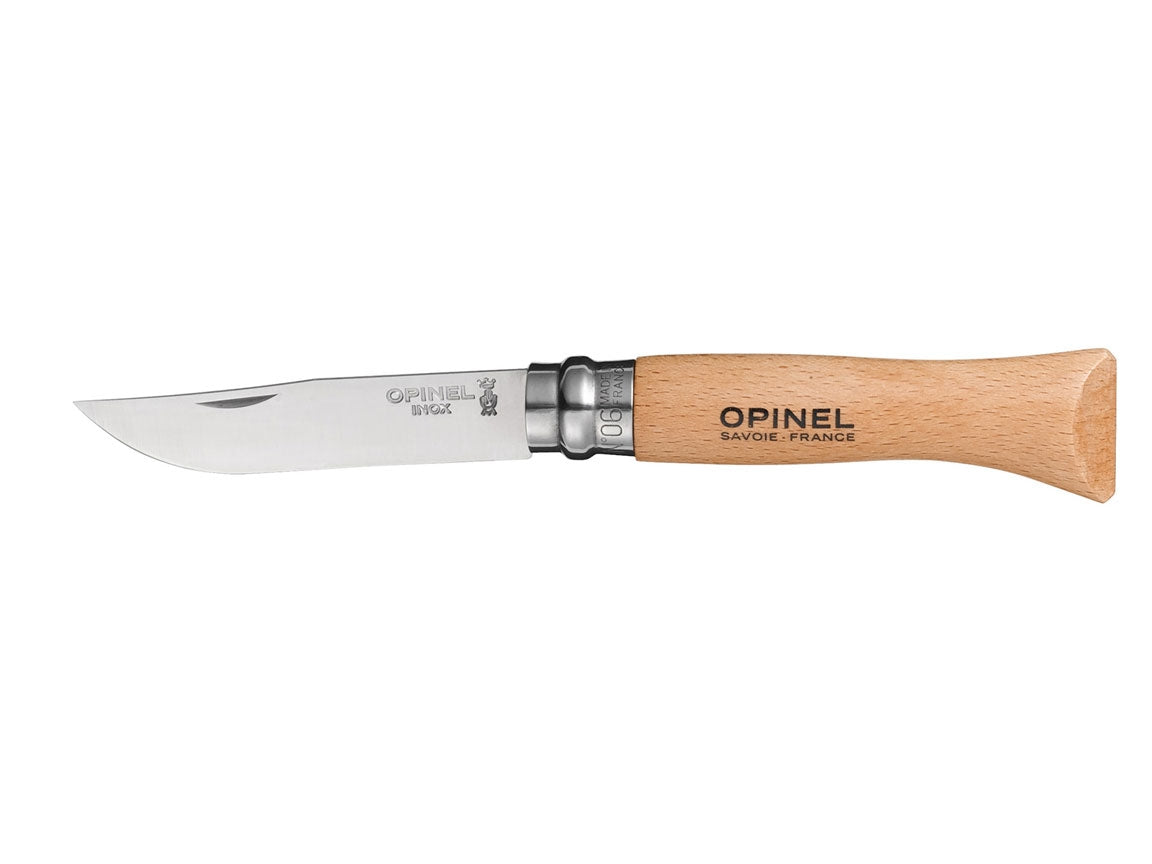 Opinel Taschenmesser Nr. 06 Edelstahl Virobloc