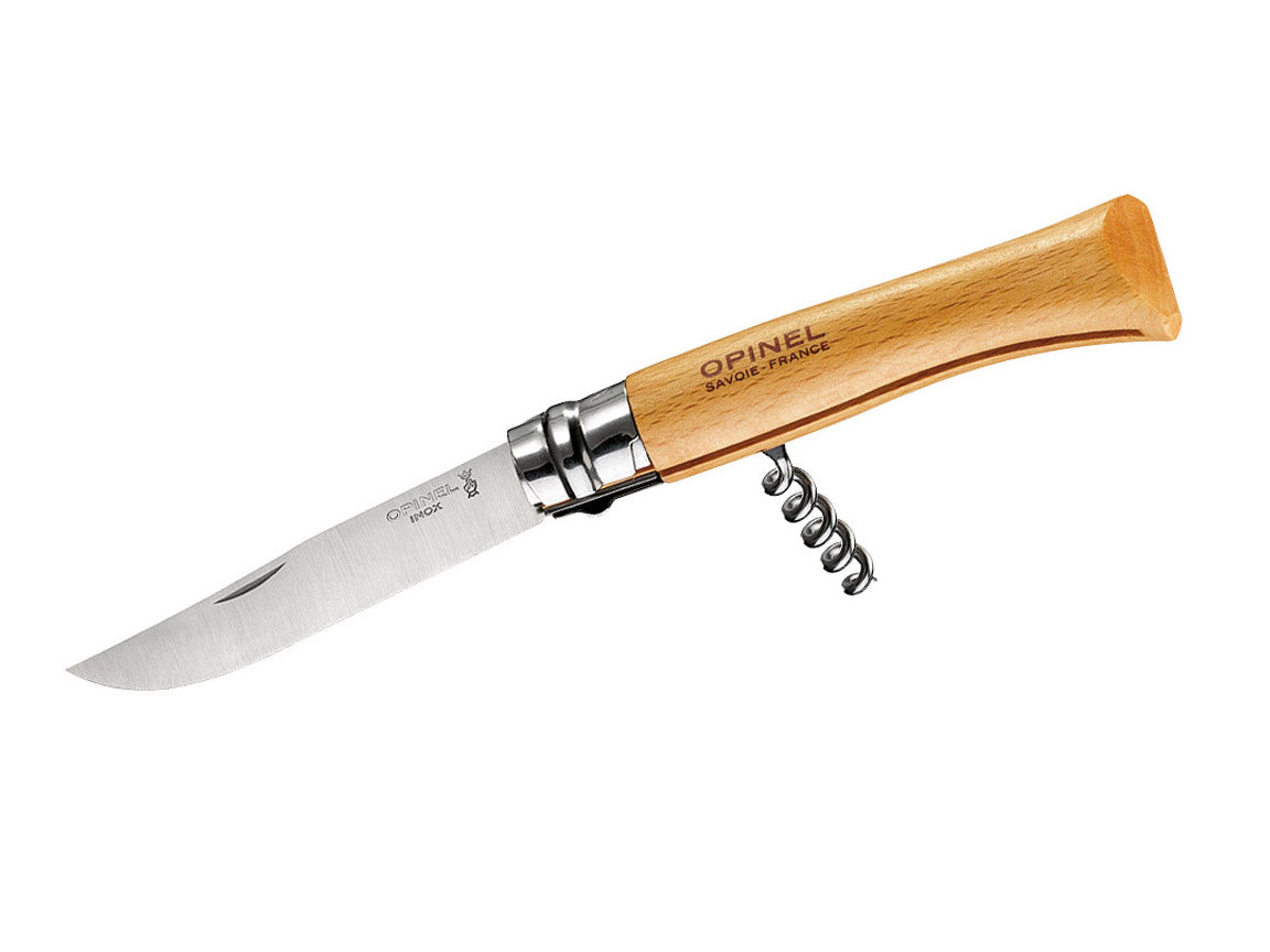 Opinel Zakmes N°10 met kurkentrekker